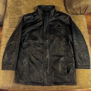 Chaps Leather Jacket